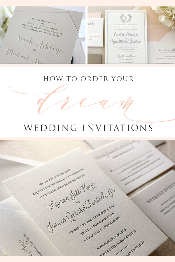 How to Create your Dream Wedding Invitations