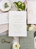 The Eliza Suite - Letterpress Wedding Invitations