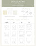 Copperplate Monogram - Letterpress Stationery
