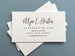 Mya - Letterpress Business Cards