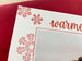 Warmest Wishes Horizontal - Letterpress Holiday Cards