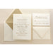 The Vintage Floral Lace Suite - SAMPLE Letterpress Wedding Invitation