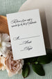 The Highlands Suite - SAMPLE Letterpress Wedding Invitation - Dinglewood Design & Pressletterpress