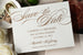 The Audrey - Letterpress Save the Dates - Dinglewood Design & Pressletterpress