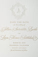 The Baroque - Letterpress Save the Dates - Dinglewood Design & Pressletterpress