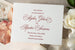 The Azalea Suite - Letterpress Save the Date - Dinglewood Design & Pressletterpress