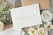 The Fern Suite - SAMPLE Letterpress Wedding Invitation - Dinglewood Design & Pressletterpress