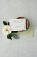 The Fern Suite - SAMPLE Letterpress Wedding Invitation - Dinglewood Design & Pressletterpress