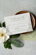 The Fern Suite - SAMPLE Letterpress Wedding Invitation - Dinglewood Design & Pressletterpress