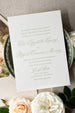 The Grove Suite - SAMPLE Letterpress Wedding Invitation - Dinglewood Design & Pressletterpress