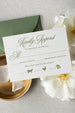 The Columbus Suite - Letterpress Wedding Invitations - Dinglewood Design & Pressletterpress