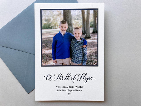 Thrill of Hope - Letterpress Holiday Cards