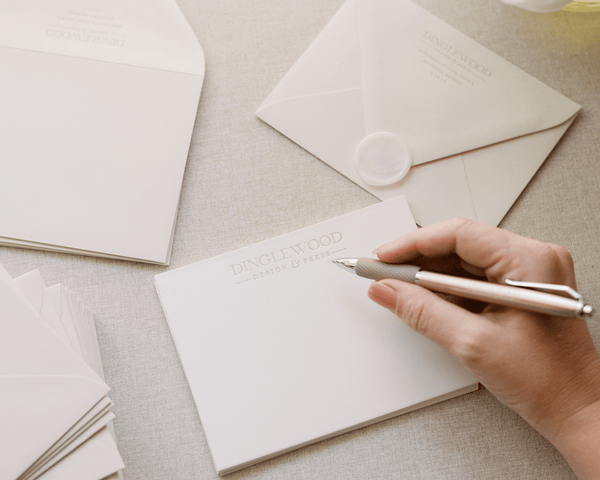 Company Logo Branding - Letterpress Business Stationery - Dinglewood Design & Pressletterpress