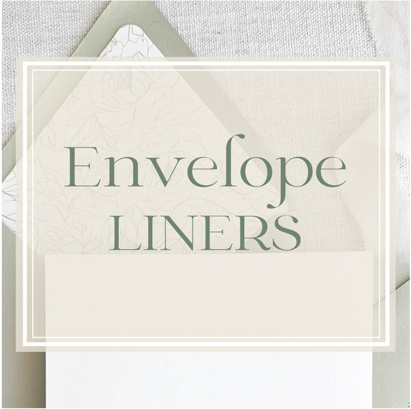 Envelope Liners - Dinglewood Design & Pressletterpress