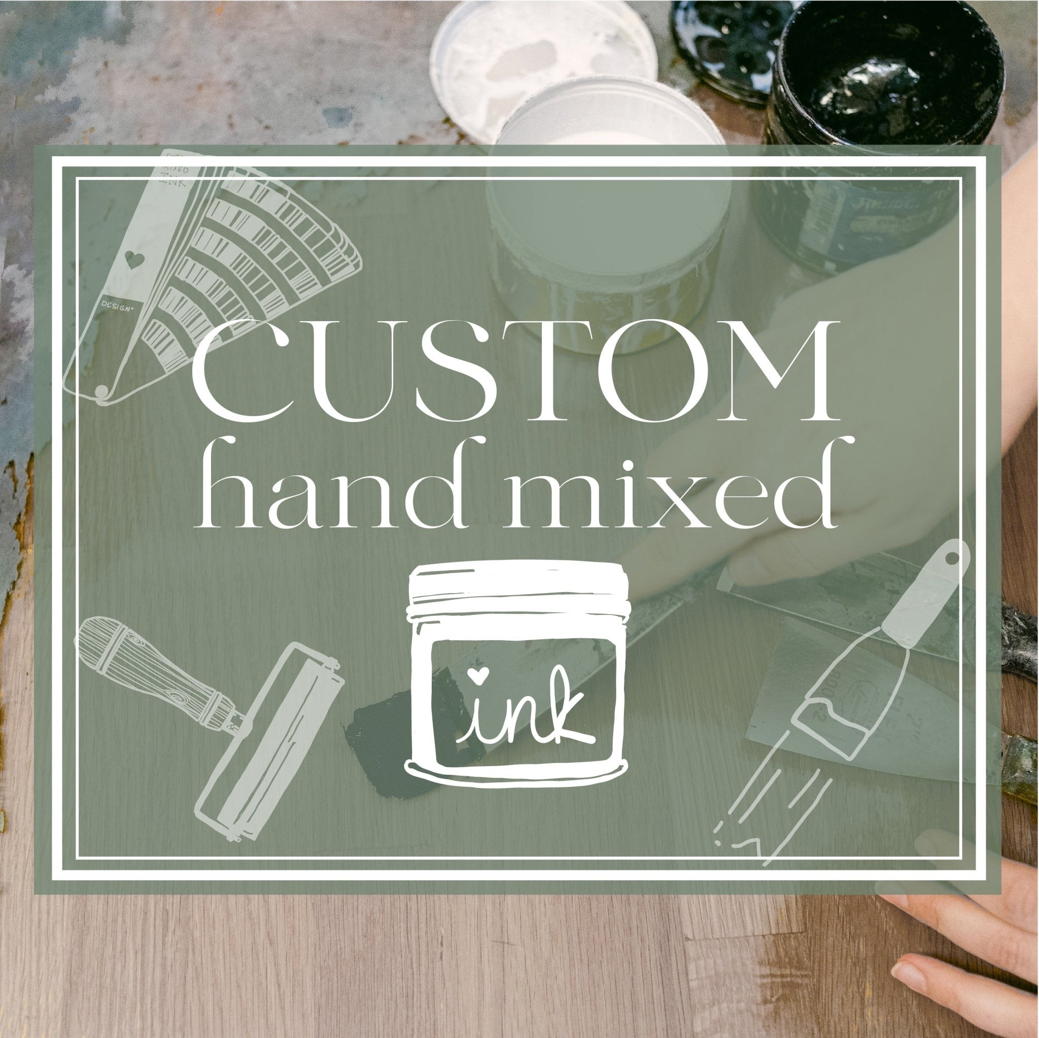 Designer Ink Custom Hand Mixed Ink Color – Dinglewood Design & Press