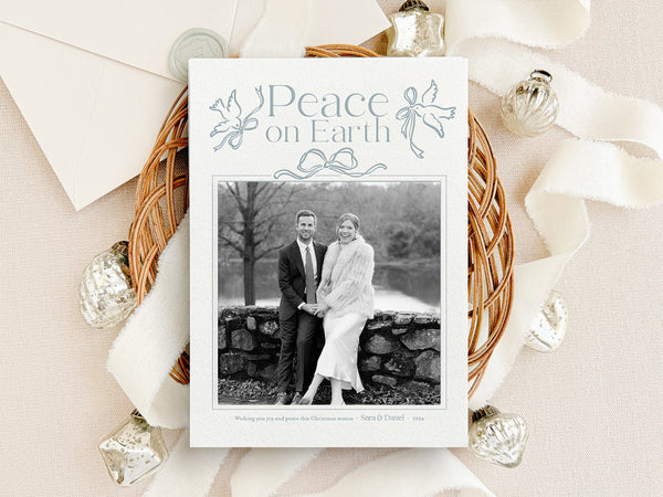 Peace Doves - Letterpress Holiday Cards - Dinglewood Design & Pressletterpress