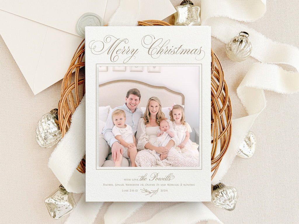 Classic Christmas - Letterpress Holiday Cards - Dinglewood Design & Pressletterpress