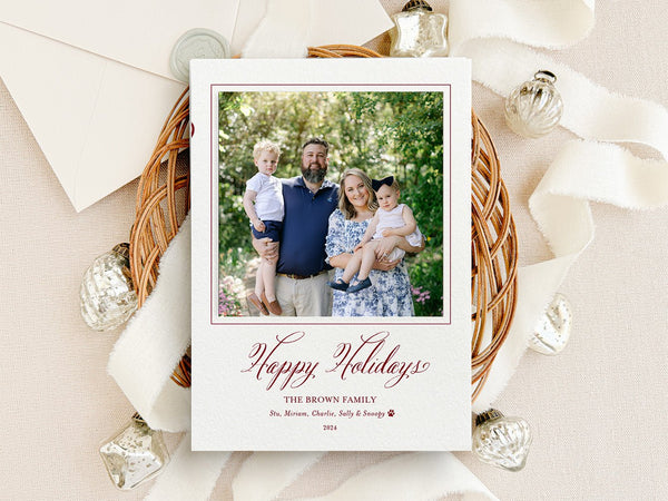 Traditional Christmas - Letterpress Holiday Cards - Dinglewood Design & Pressletterpress