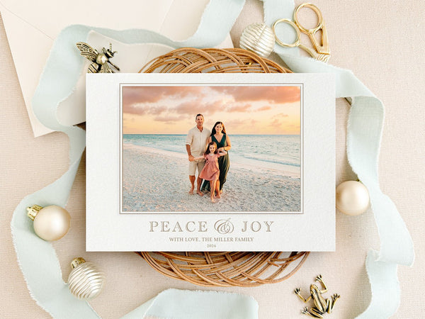 Peace - Letterpress Holiday Cards - Dinglewood Design & Pressletterpress