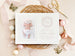 Ribbon Wreath Birth - Letterpress Holiday Cards - Dinglewood Design & Pressletterpress