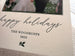 Minimal and Modern- Letterpress Holiday Cards