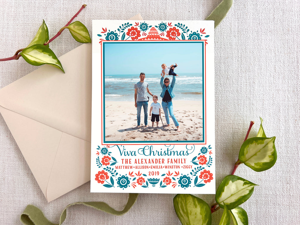 Viva Christmas - Letterpress Holiday Cards