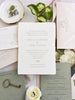 The Eliza Suite - Letterpress Wedding Invitations - Dinglewood Design & Pressletterpress