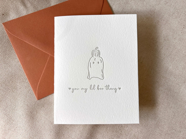 Boo Thang - Dinglewood Design & Pressletterpress