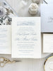 The Mountain Suite - SAMPLE Letterpress Wedding Invitation - Dinglewood Design & Pressletterpress