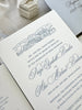 The Mountain Suite - SAMPLE Letterpress Wedding Invitation - Dinglewood Design & Pressletterpress