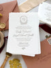 The Carolina Suite - SAMPLE Letterpress Wedding Invitation - Dinglewood Design & Pressletterpress