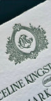 Monogram Crest Illustration - Dinglewood Design & Pressletterpress