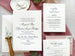 The Peachtree Suite - Letterpress Wedding Invitations - Dinglewood Design & Pressletterpress