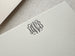 Vine Monogram - Letterpress Stationery - Dinglewood Design & Pressletterpress