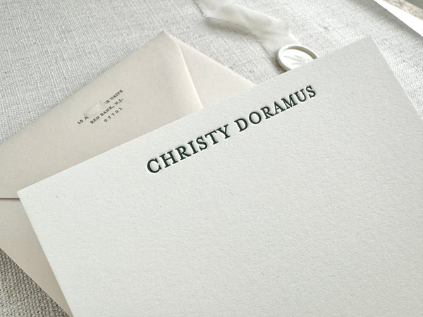 Timeless - Letterpress Stationery - Dinglewood Design & Pressletterpress