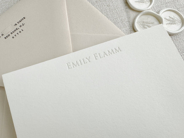 Emily - Letterpress Stationery - Dinglewood Design & Pressletterpress