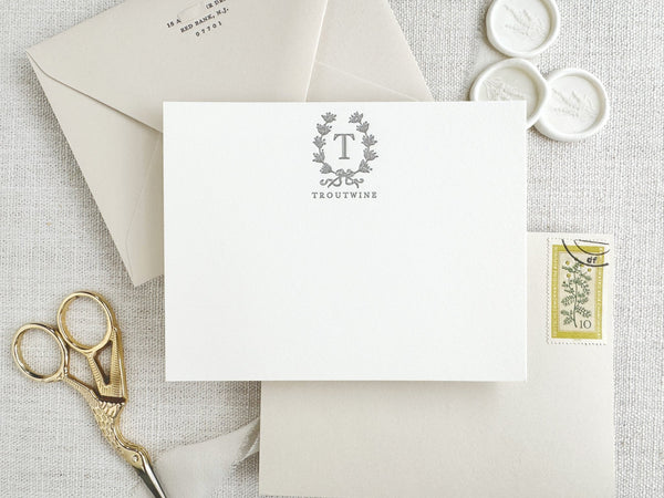 Wreath - Letterpress Stationery - Dinglewood Design & Pressletterpress