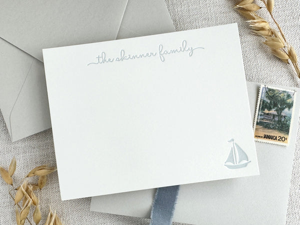 Coastal - Letterpress Stationery - Dinglewood Design & Pressletterpress