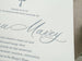 Calligraphy - Letterpress Baptism Invitation - Dinglewood Design & Pressletterpress