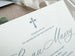 Timeless - Letterpress Baptism Invitation - Dinglewood Design & Pressletterpress