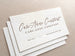 Cari - Anne - Letterpress Business Cards - Dinglewood Design & Pressletterpress