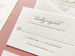 The Simplicity Suite - SAMPLE Letterpress Wedding Invitation - Dinglewood Design & Pressletterpress