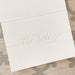 Newlyweds - Letterpress Folded Stationery - Dinglewood Design & Pressletterpress