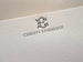 Christy CE Duogram - Letterpress Stationery - Dinglewood Design & Pressletterpress