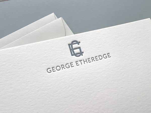 George GE- Letterpress Stationery