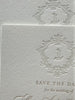 The Juliette - Letterpress Save the Dates - Dinglewood Design & Pressletterpress