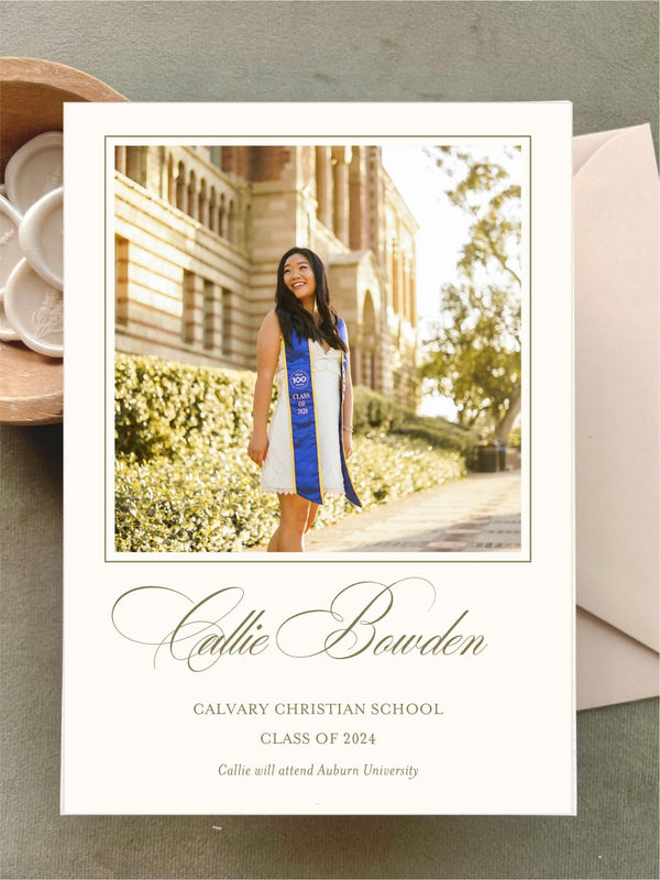 Commencement - Letterpress Graduation Announcements - Dinglewood Design & Pressletterpress