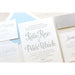 The Forget Me Not Suite - Letterpress Wedding Invitations - Dinglewood Design & Pressletterpress