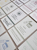 The Peachtree Suite - SAMPLE Letterpress Wedding Invitation - Dinglewood Design & Pressletterpress