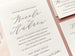 The Nicole Suite - Letterpress Wedding Invitations - Dinglewood Design & Pressletterpress
